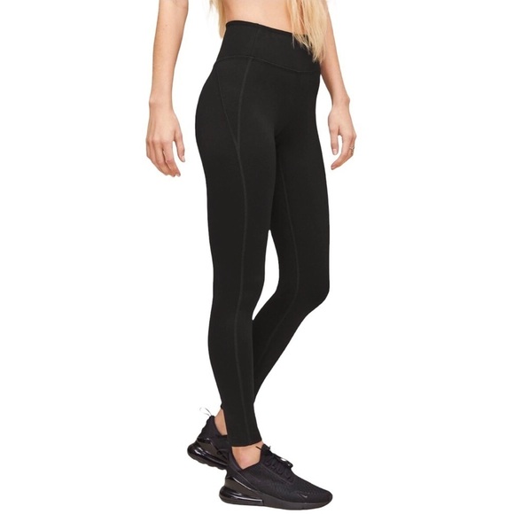 Girlfriend Collective Compressive Leggings Black Size XS Mid Rise Leggings - Picture 2 of 10